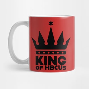 King Of HBCUs Black Logo Tee Mug